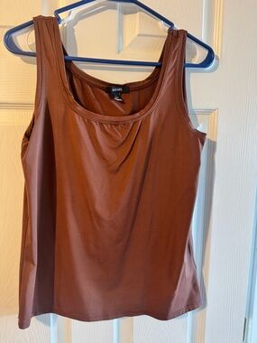 Alfani Women's Rust Brown Scoop Neck Tank Top
